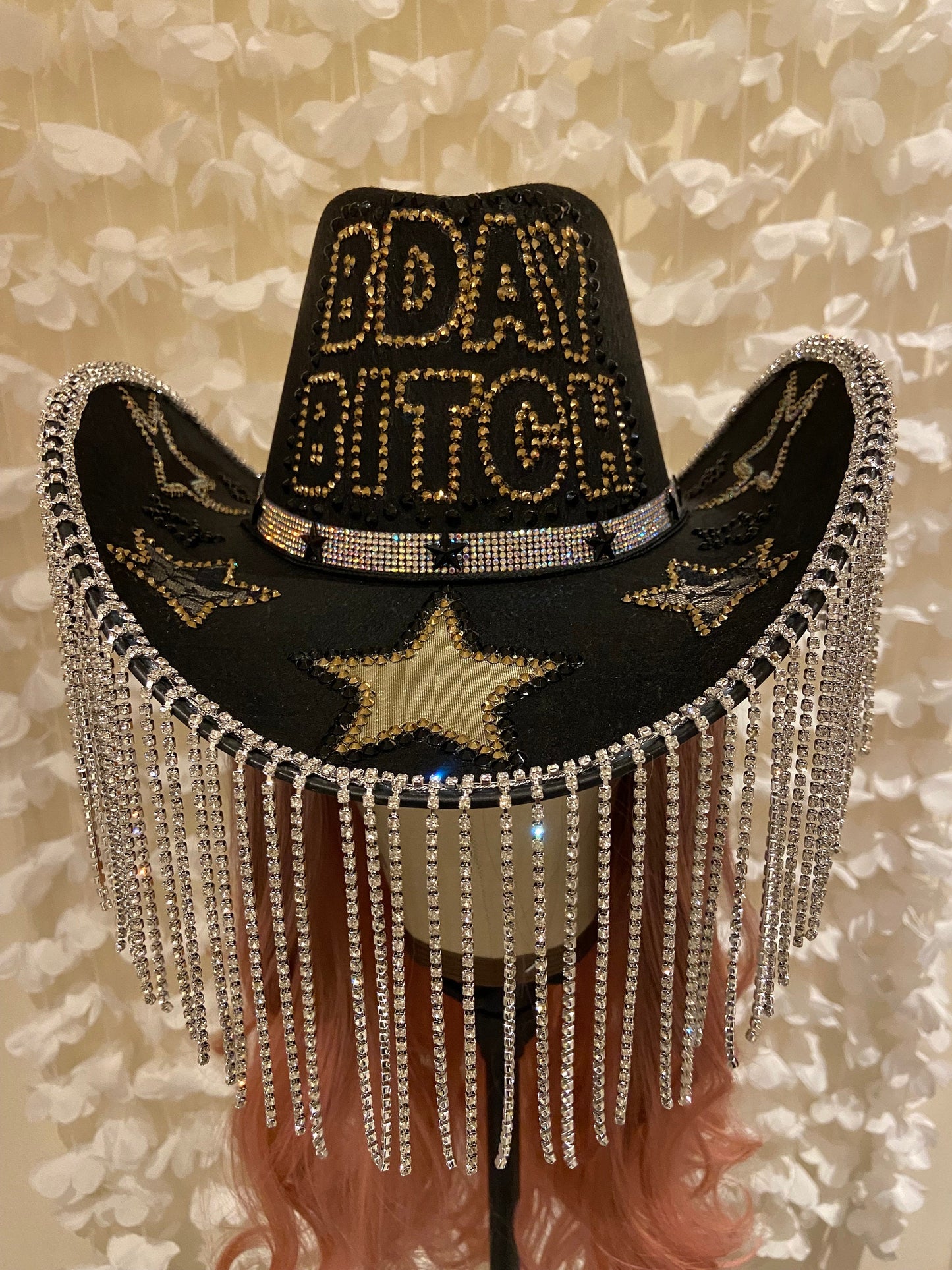 Custom Cowboy Cowgirl Hat Rhinestones Festival Outfit