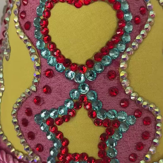 Pink Custom Cowboy Cowgirl Hat- Rhinestones, Party, Festival Hat
