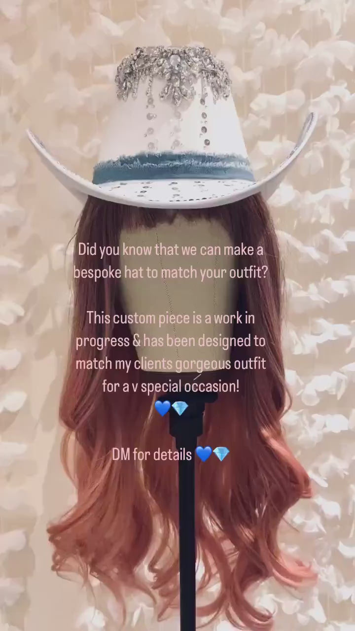 Bespoke Cowboy Cowgirl Hat - Your Own Design