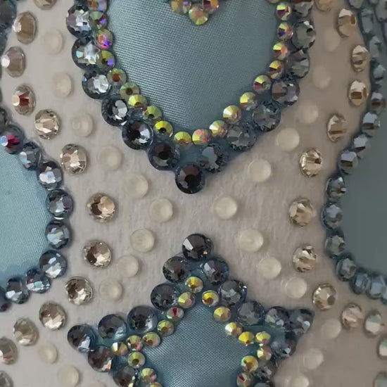 White Custom Cowboy Cowgirl Hat- Rhinestones, Party, Festival Hat