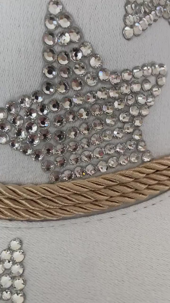 White Custom Cowboy Cowgirl Hat- Rhinestones, Party, Festival Hat