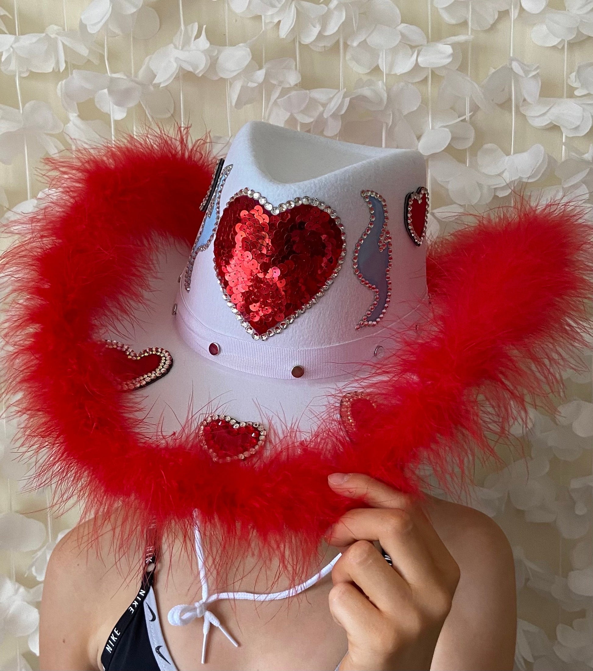 White Custom Cowboy Hat/ Cowgirl Hat