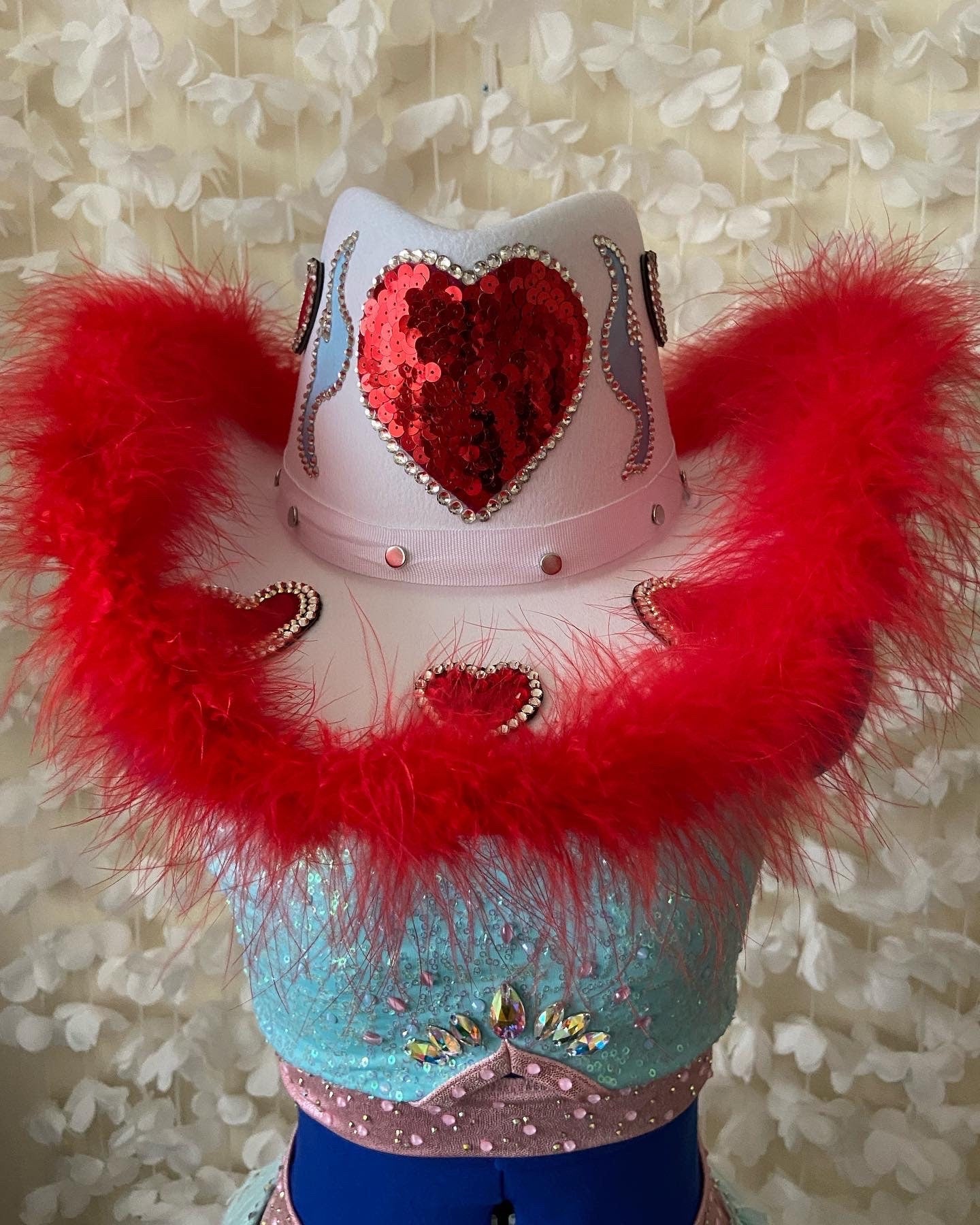 White Custom Cowboy Hat/ Cowgirl Hat