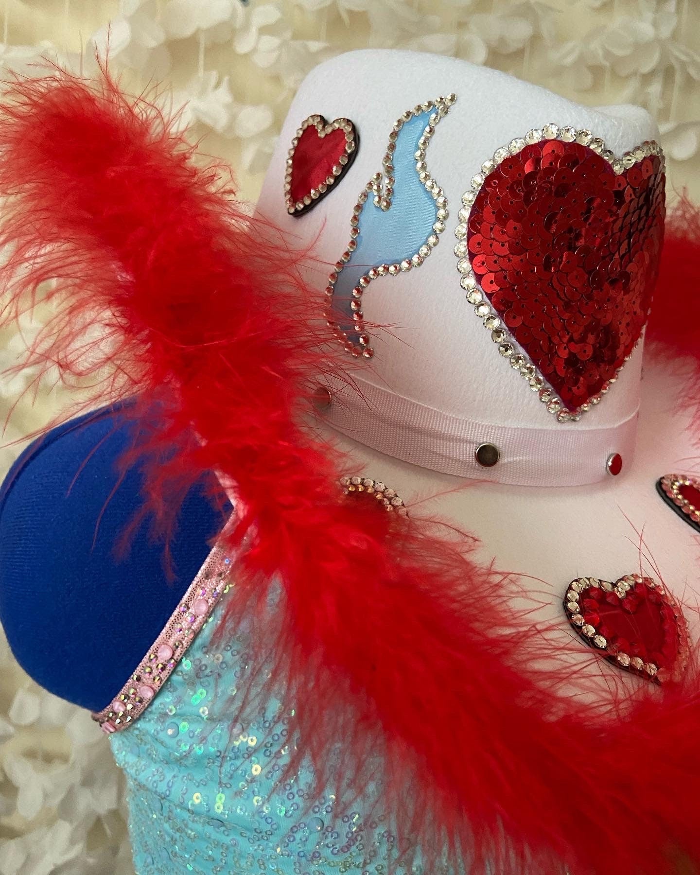 White Custom Cowboy Hat/ Cowgirl Hat