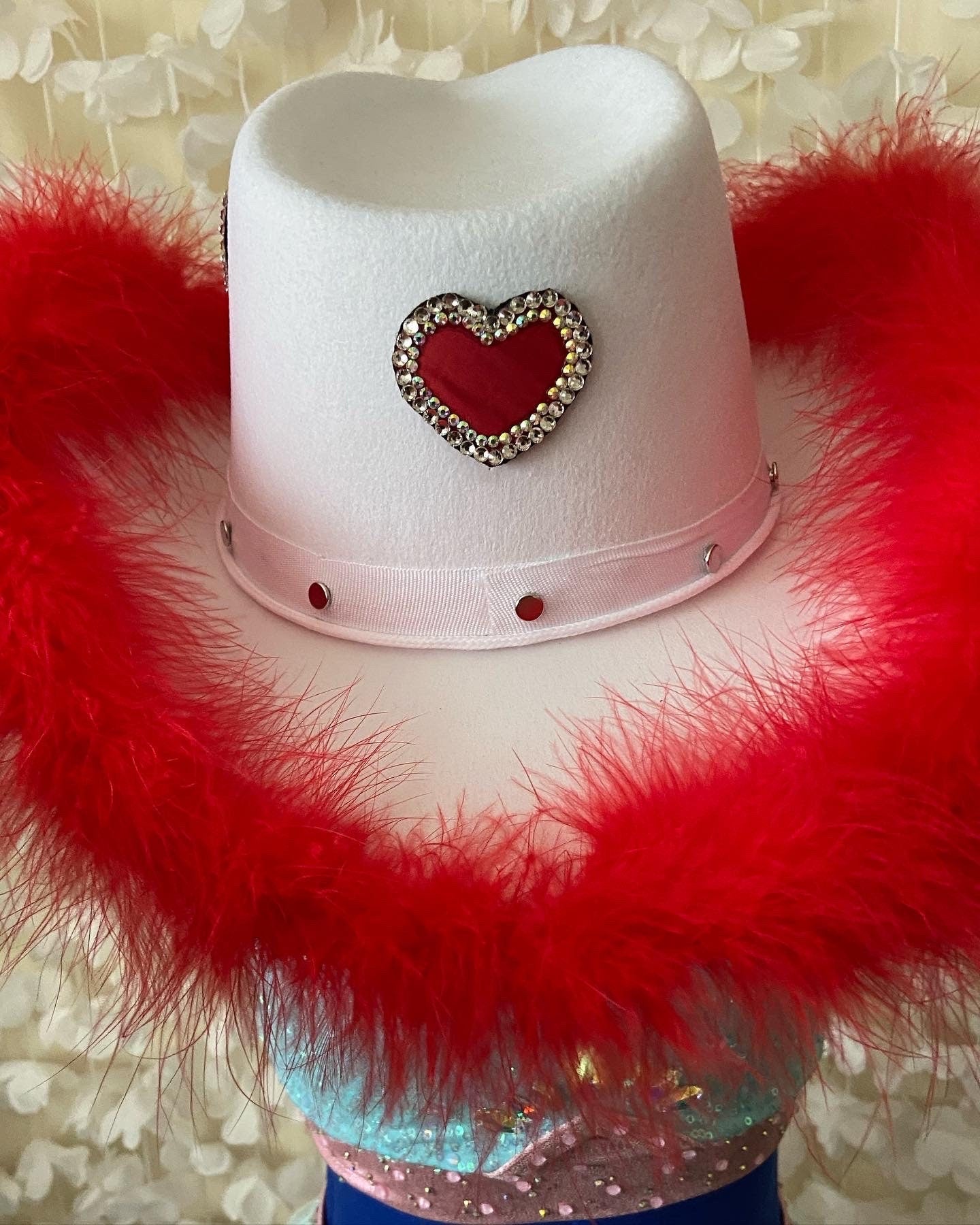 White Custom Cowboy Hat/ Cowgirl Hat