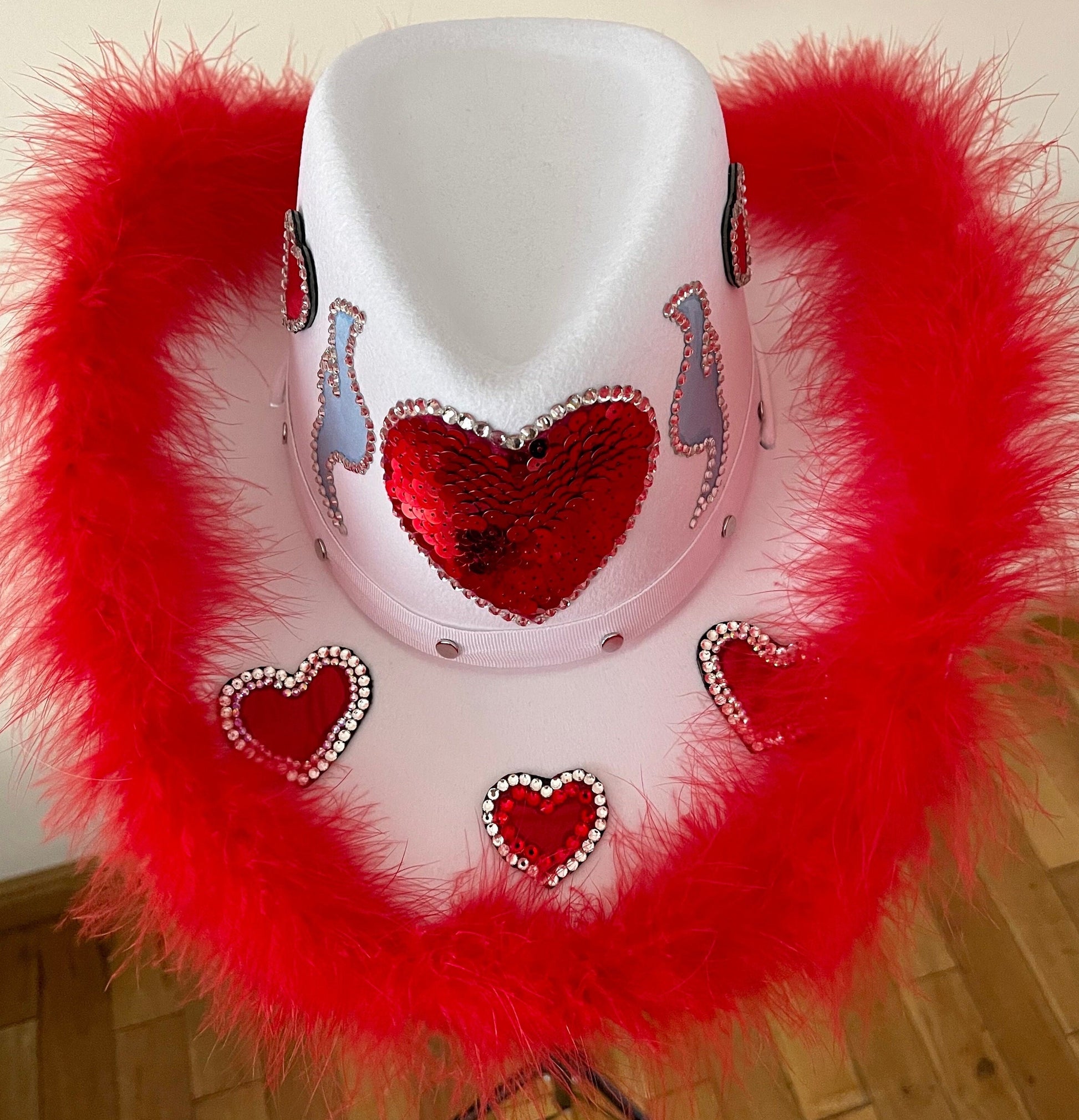 White Custom Cowboy Hat/ Cowgirl Hat