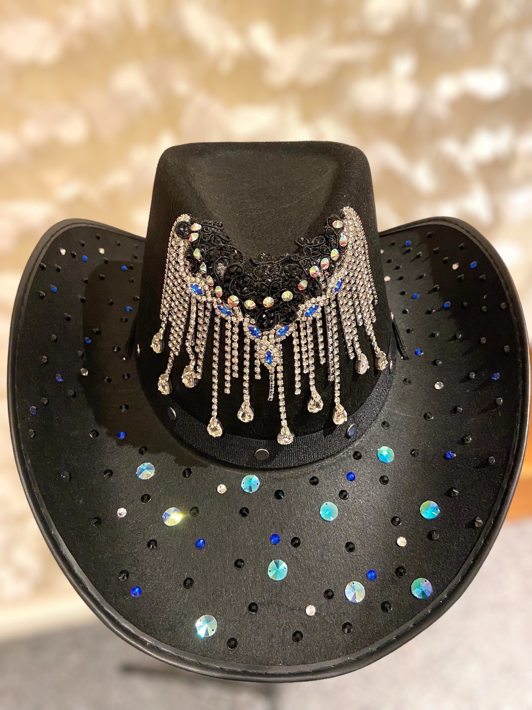 Black Custom Cowboy Cowgirl Hat - ‘Midnight Cowboy’ Let’s go Girls!