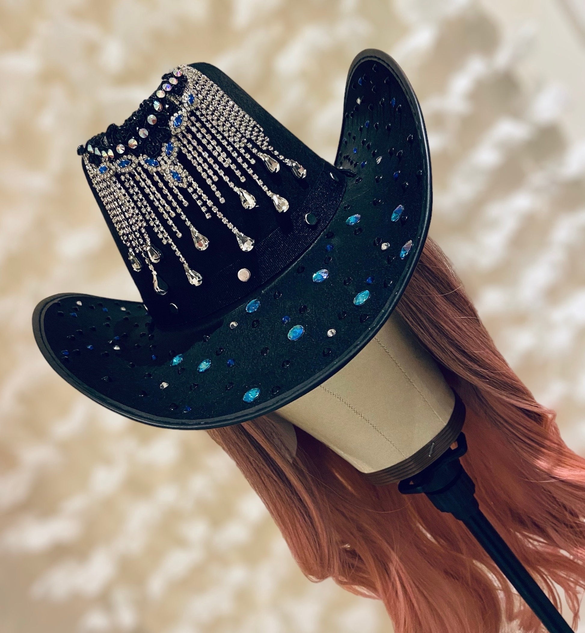 Black Custom Cowboy Cowgirl Hat - ‘Midnight Cowboy’ Let’s go Girls!