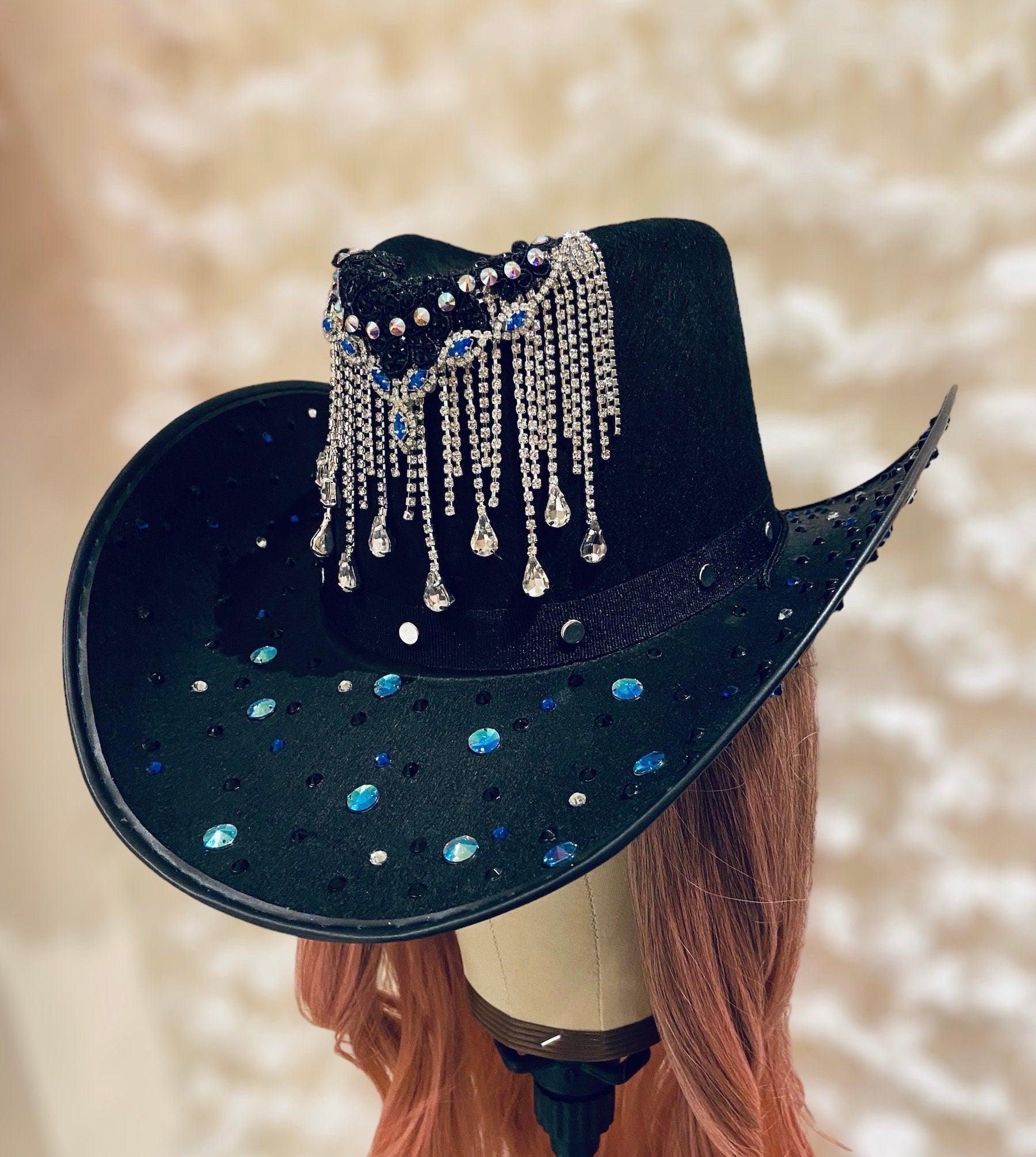 Black Custom Cowboy Cowgirl Hat - ‘Midnight Cowboy’ Let’s go Girls!
